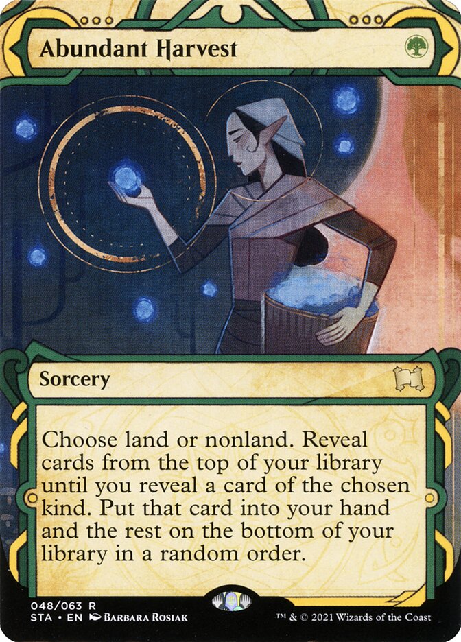 Abundant Harvest - Borderless - Foil