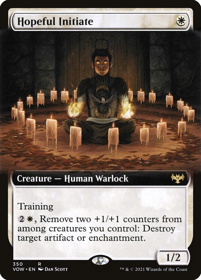Hopeful Initiate - Extended Art - Foil