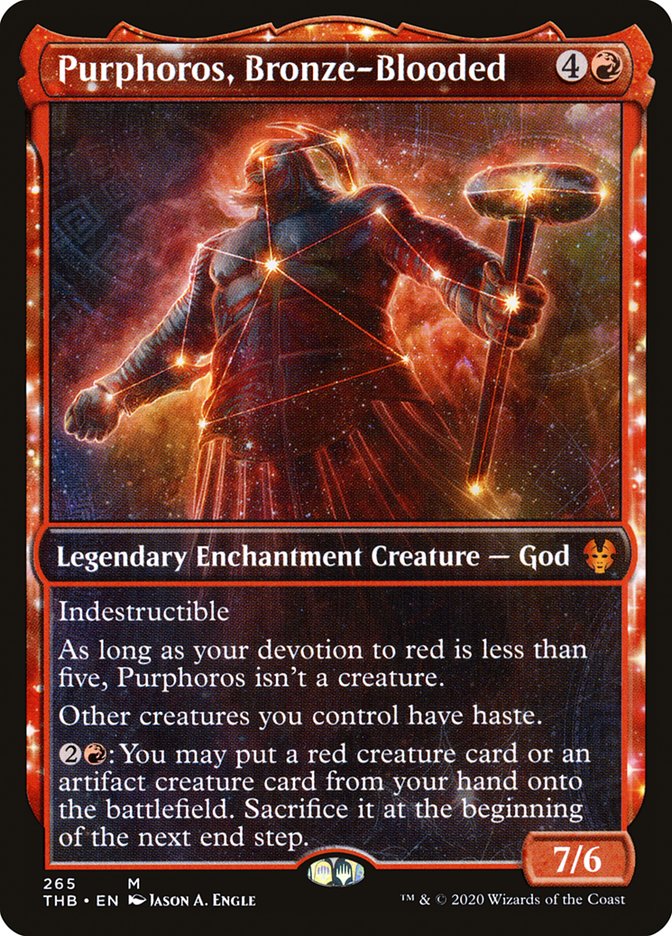 Purphoros, Bronze-Blooded - Full Art - Foil