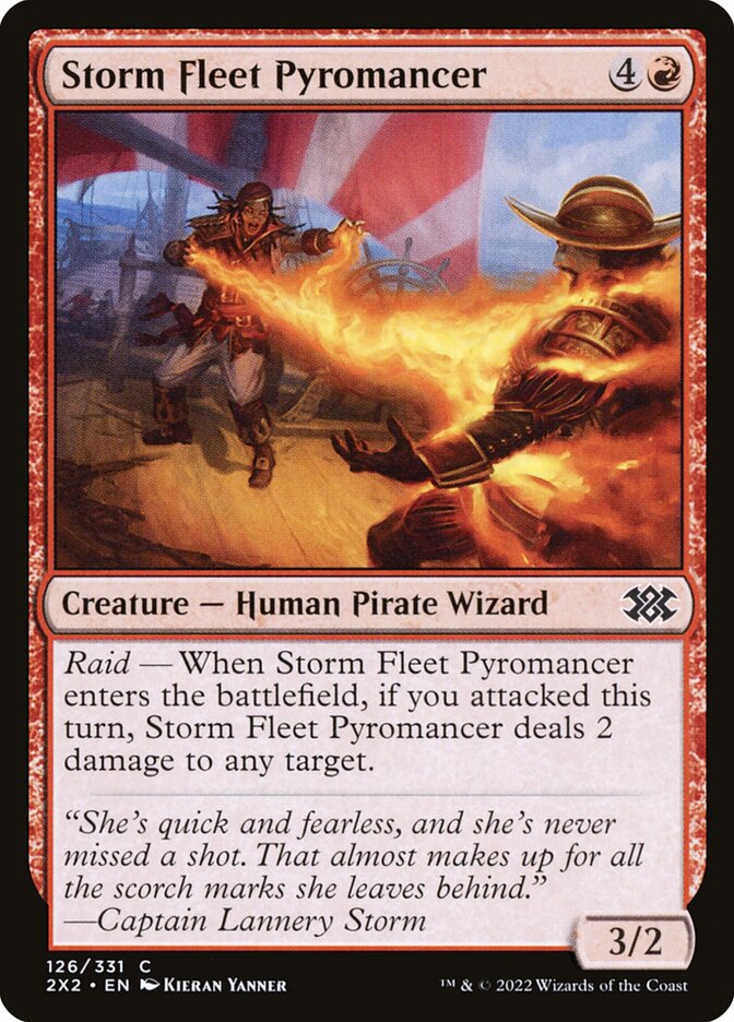 Storm Fleet Pyromancer - Foil