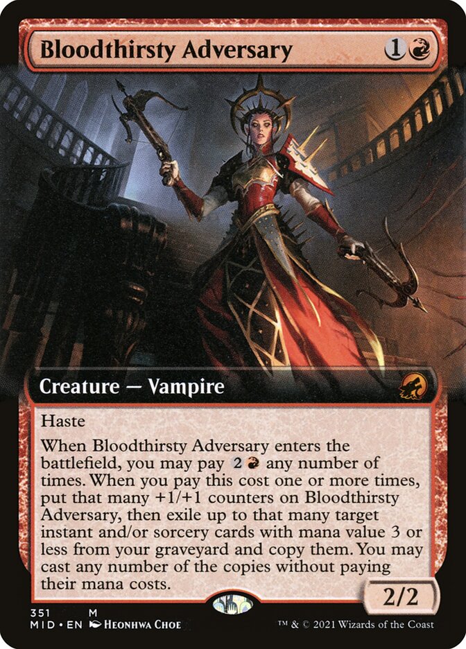 Bloodthirsty Adversary - Extended Art - Foil