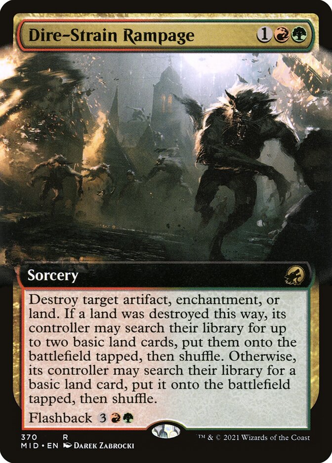 Dire-Strain Rampage - Extended Art