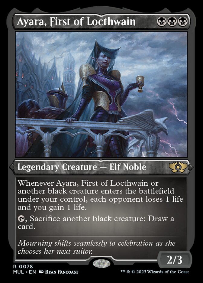 Ayara, First of Locthwain - Etched - Foil