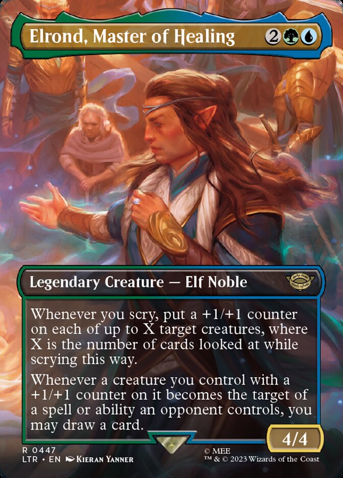 Elrond, Master of Healing - Borderless - Foil