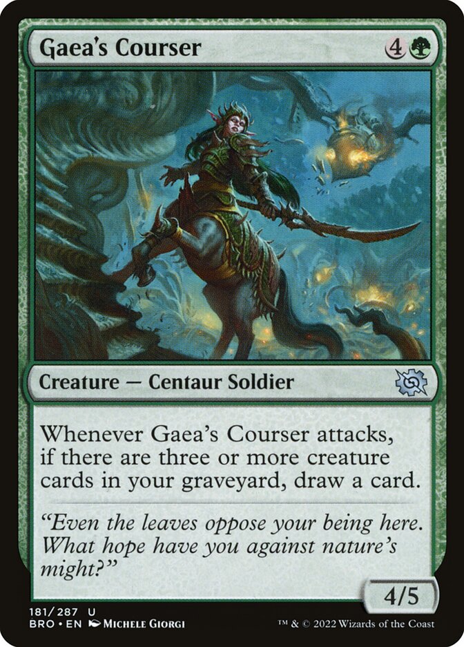 Gaea's Courser - Foil