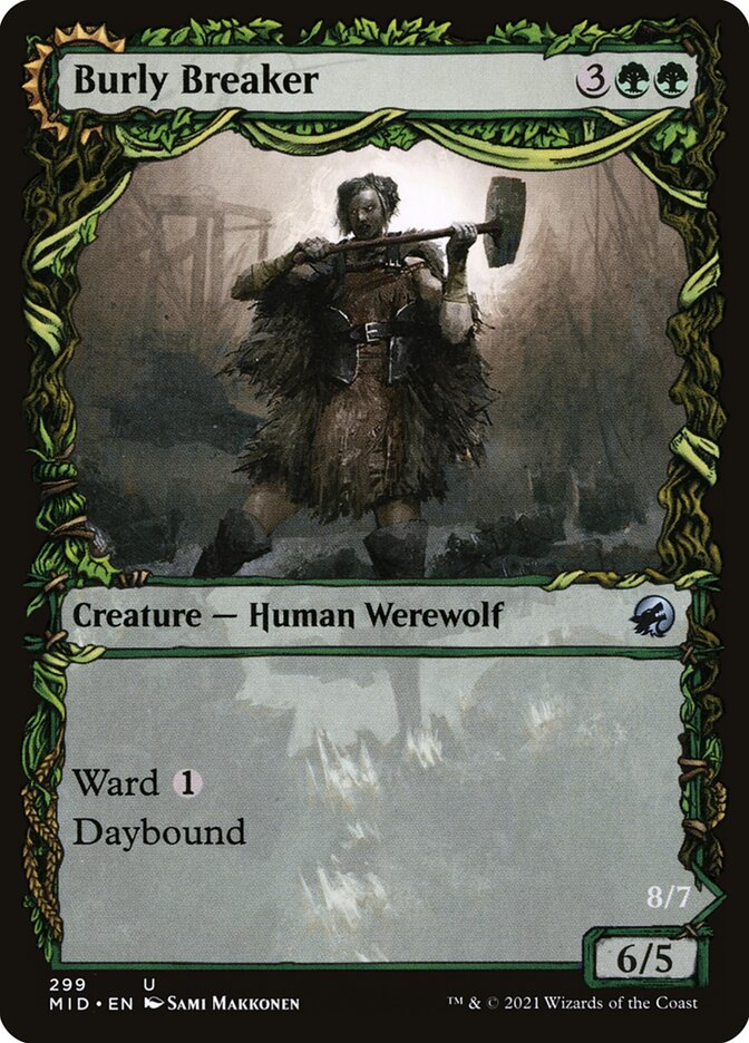 Burly Breaker // Dire-Strain Demolisher - Foil