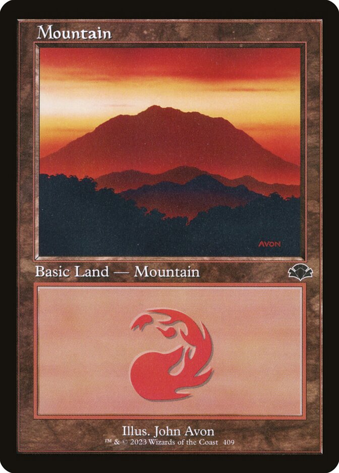 Mountain - Retro Frame