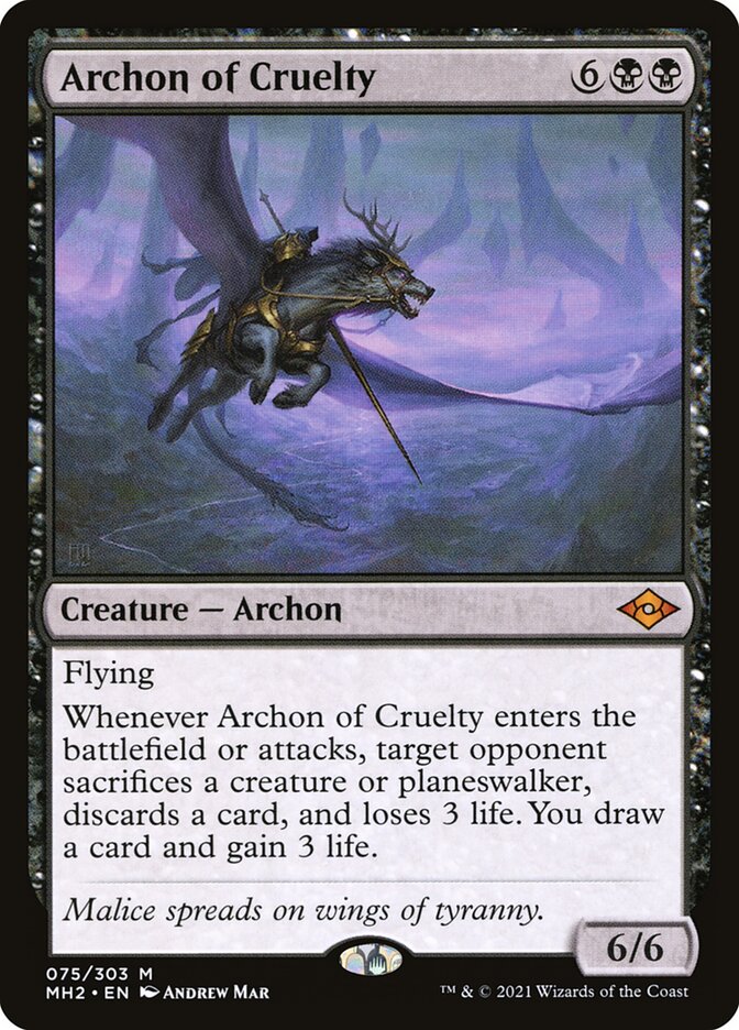 Archon of Cruelty - Foil