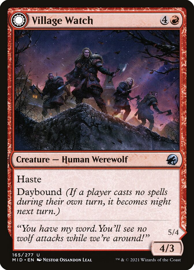 Village Watch // Village Reavers - Foil
