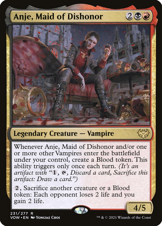 Anje, Maid of Dishonor - Foil