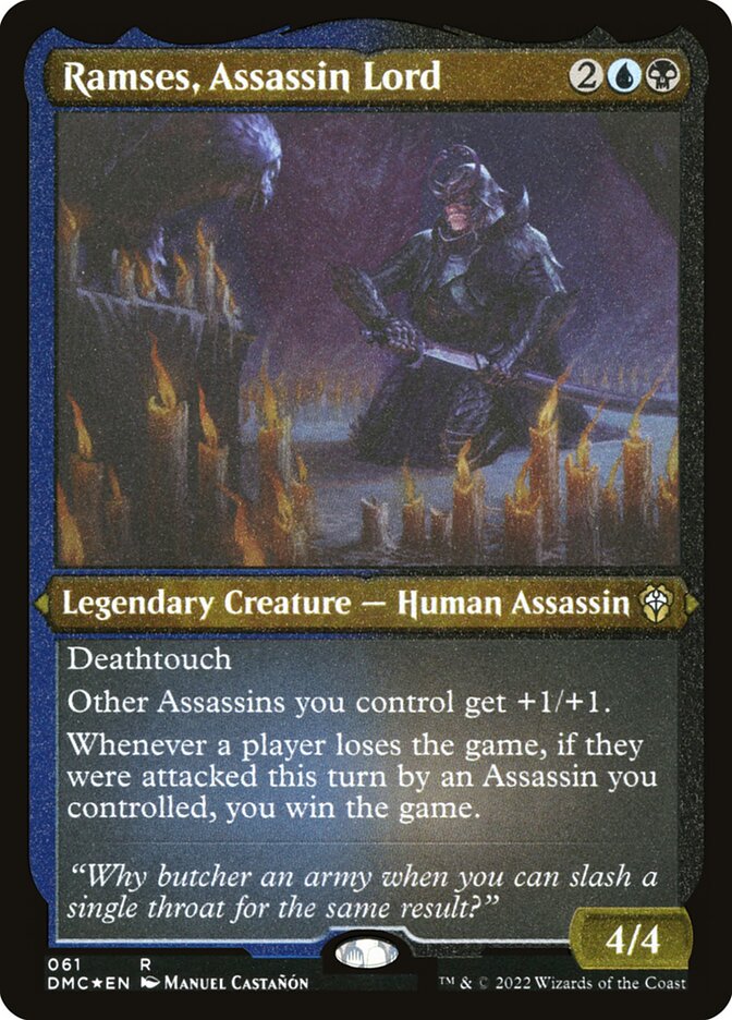 Ramses, Assassin Lord - Etched - Foil