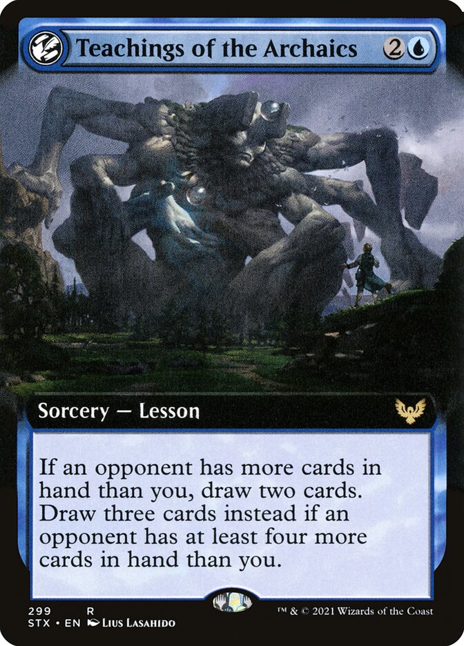 Teachings of the Archaics - Extended Art - Foil