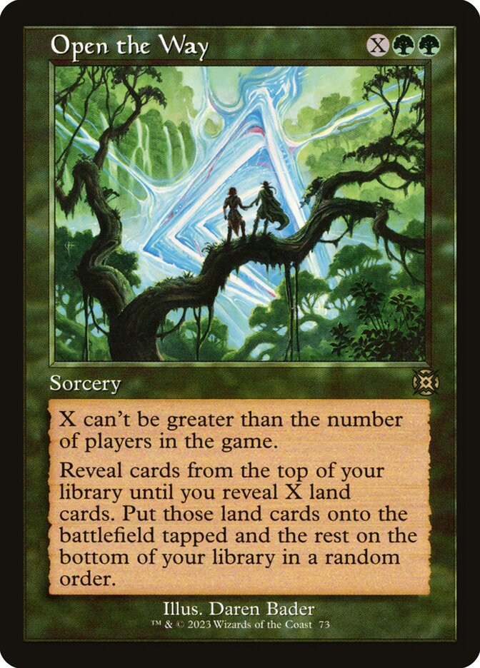 Open the Way - Showcase - Foil