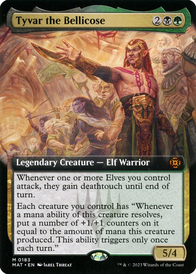 Tyvar the Bellicose - Extended Art - Foil