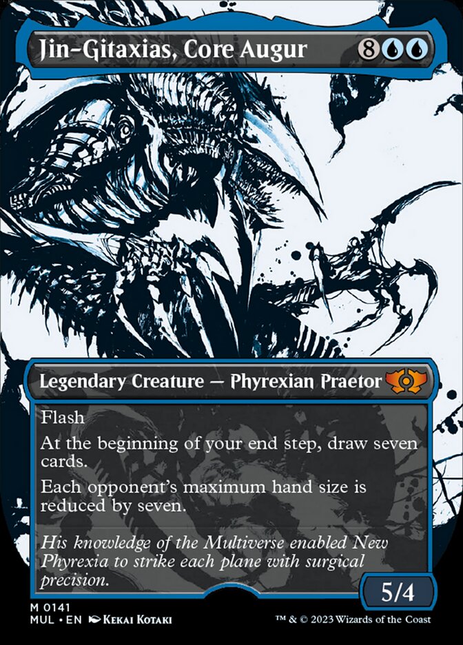 Jin-Gitaxias, Core Augur - Borderless Halo Foil