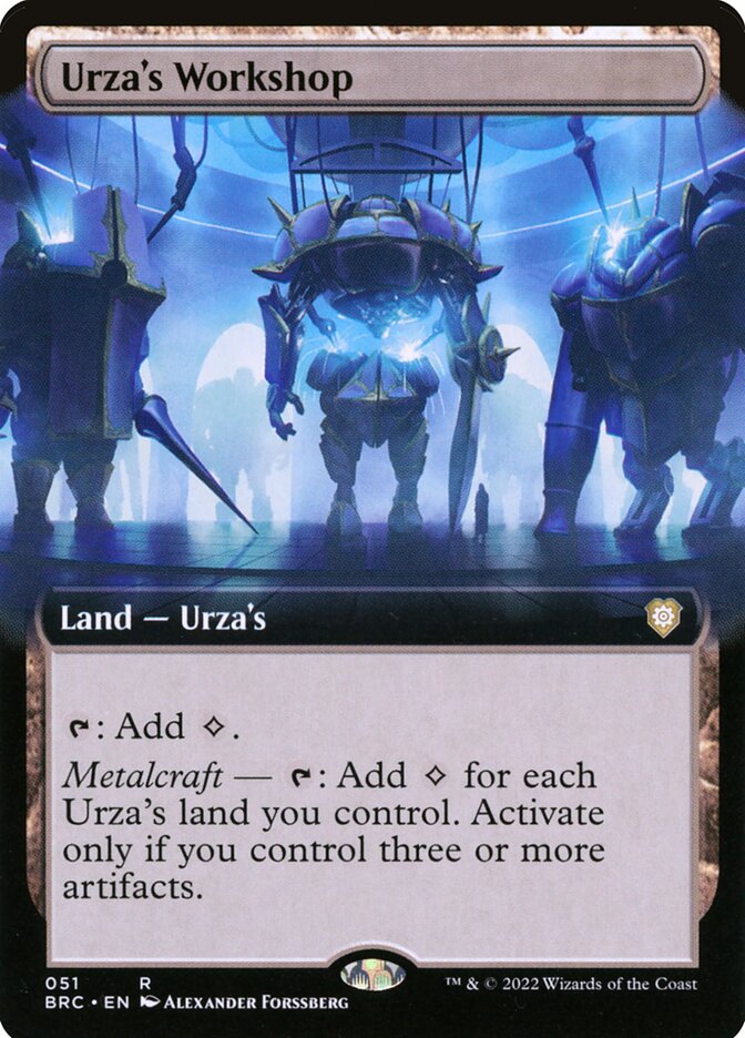 Urza's Workshop - Extended Art - Foil