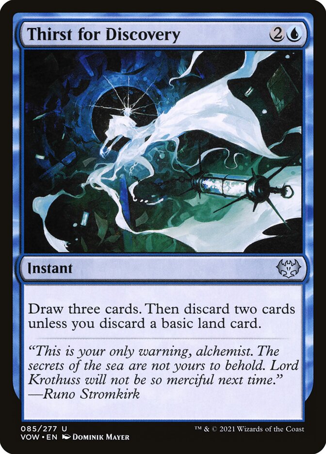 Thirst for Discovery - Foil