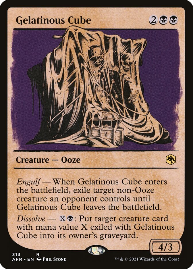 Gelatinous Cube - Showcase - Foil