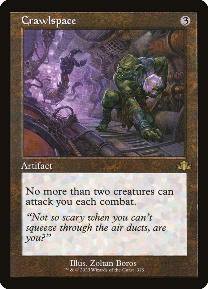 Crawlspace - Retro Frame - Foil
