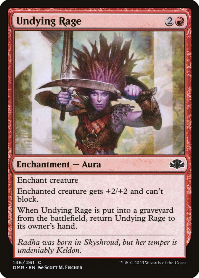 Undying Rage - Foil