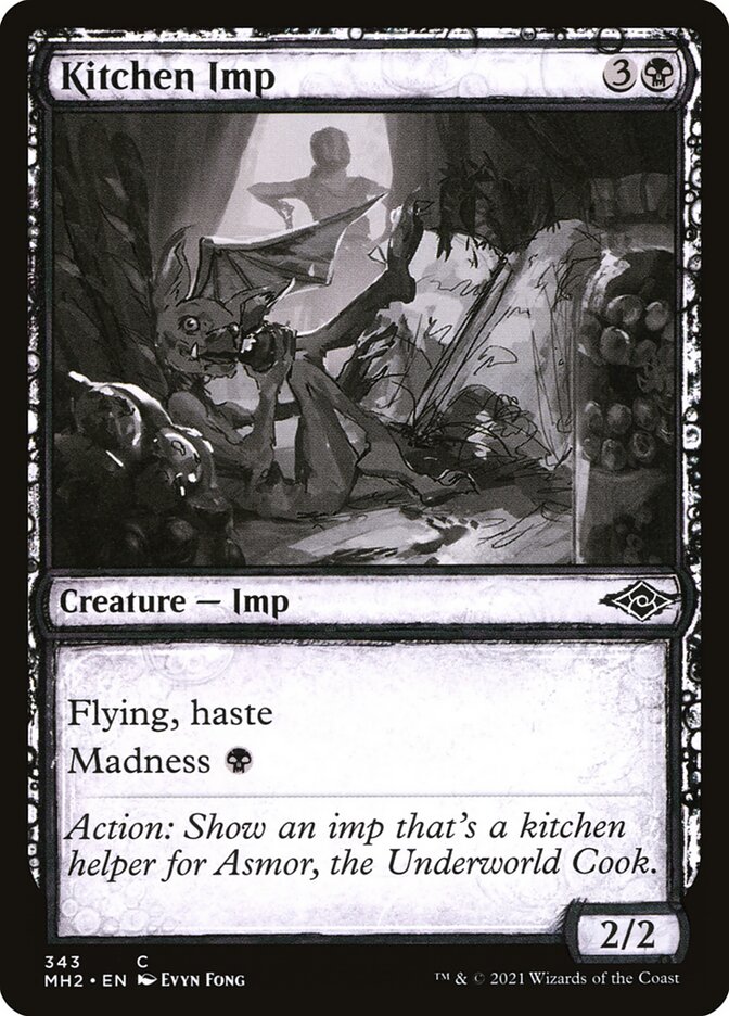 Kitchen Imp - Sketch Art - Foil