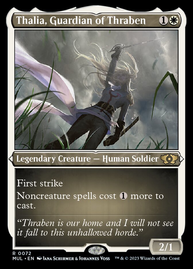 Thalia, Guardian of Thraben - Etched - Foil