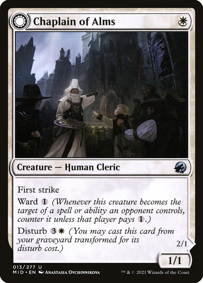 Chaplain of Alms // Chapel Shieldgeist - Foil