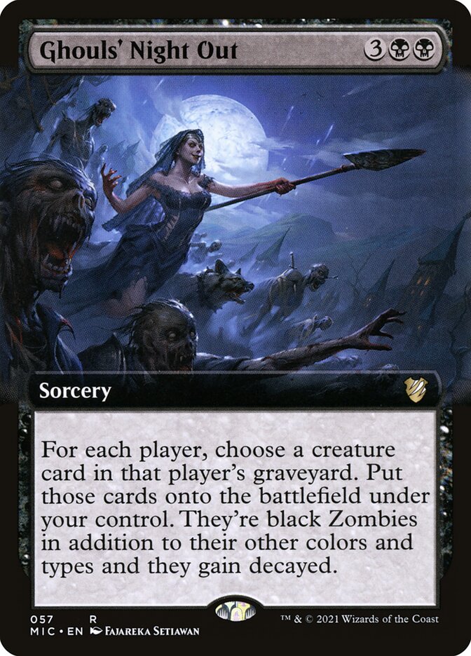 Ghouls' Night Out - Extended Art