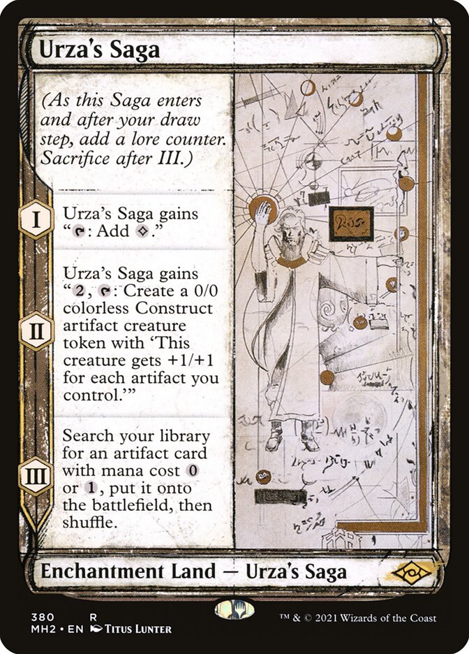 Urza's Saga - Sketch Art - Foil