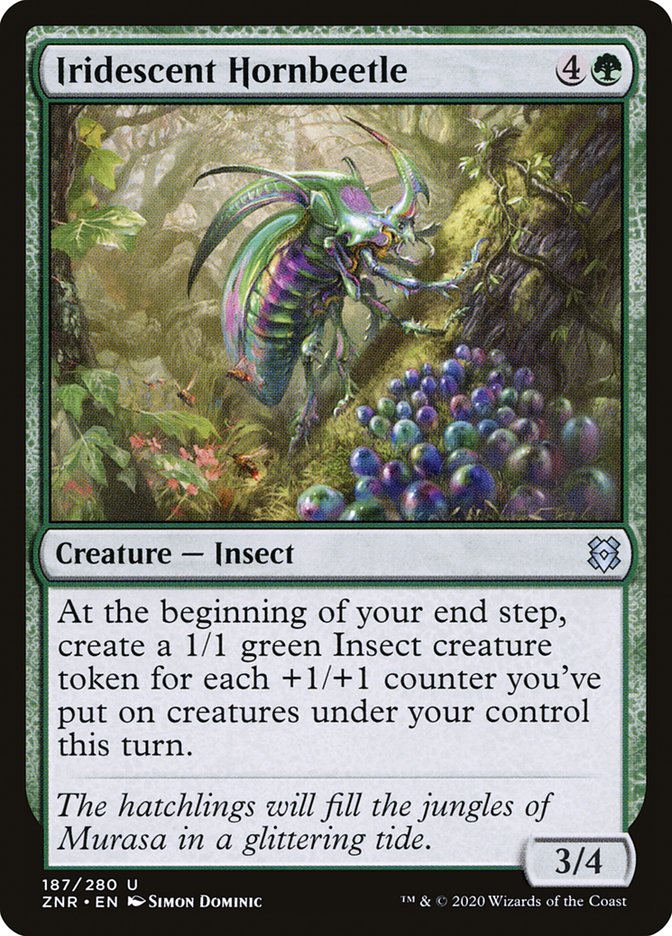 Iridescent Hornbeetle - Foil