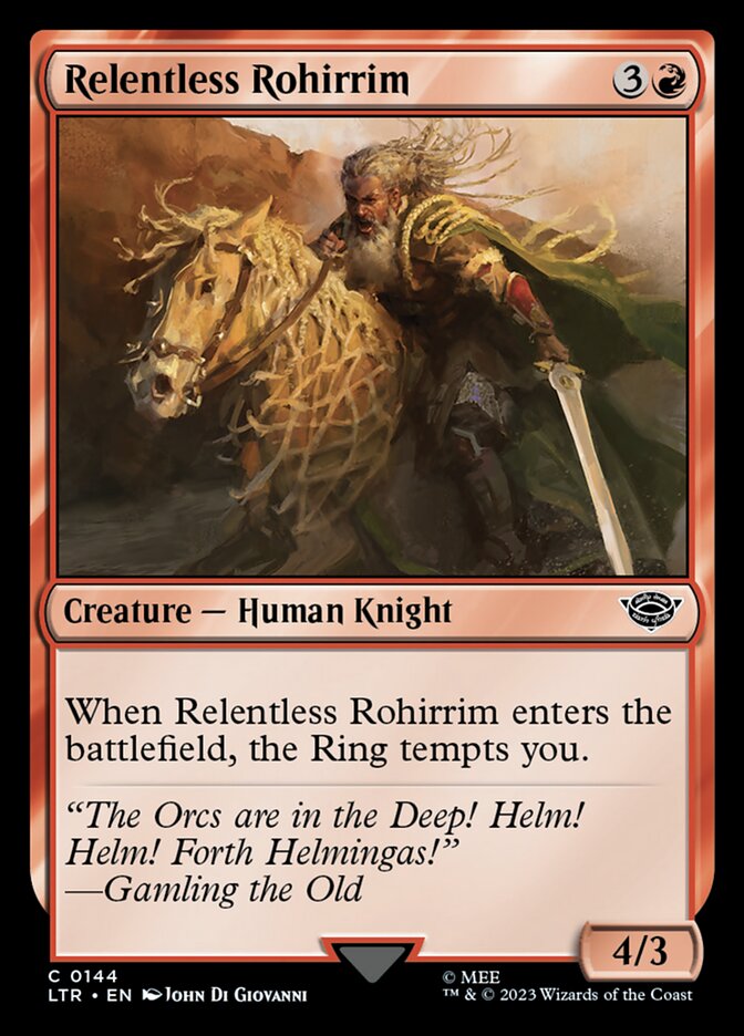 Relentless Rohirrim - Foil