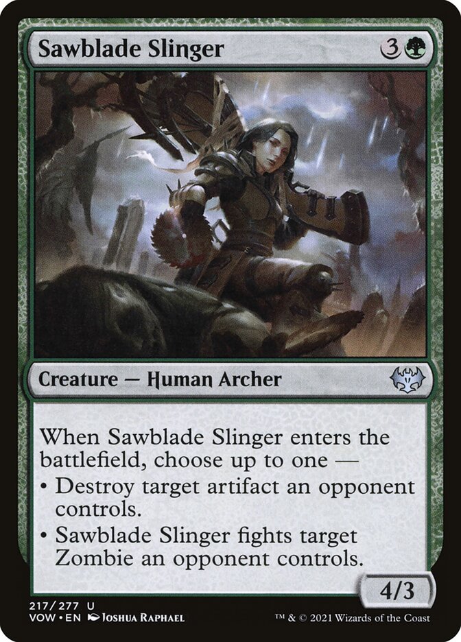 Sawblade Slinger - Foil