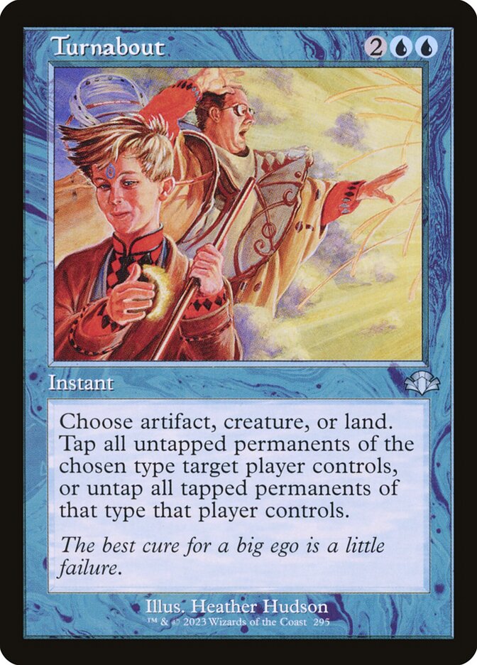 Turnabout - Retro Frame - Foil