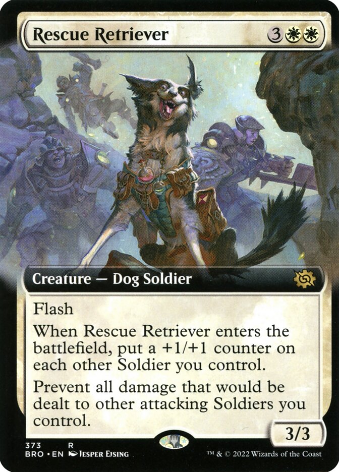 Rescue Retriever - Extended Art - Foil