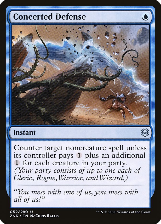 Concerted Defense - Foil