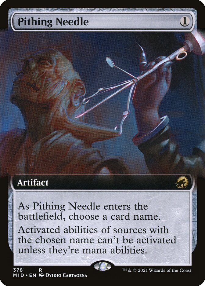 Pithing Needle - Extended Art - Foil
