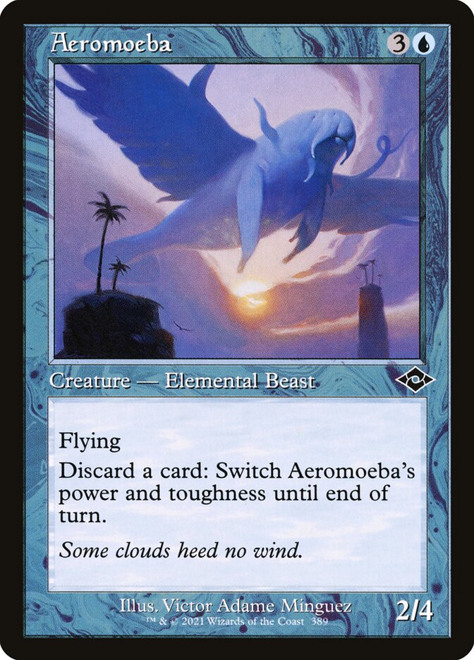Aeromoeba - Retro Frame - Foil