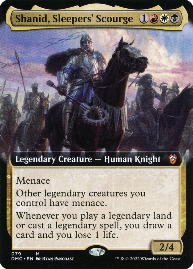 Shanid, Sleepers' Scourge - Extended Art - Foil