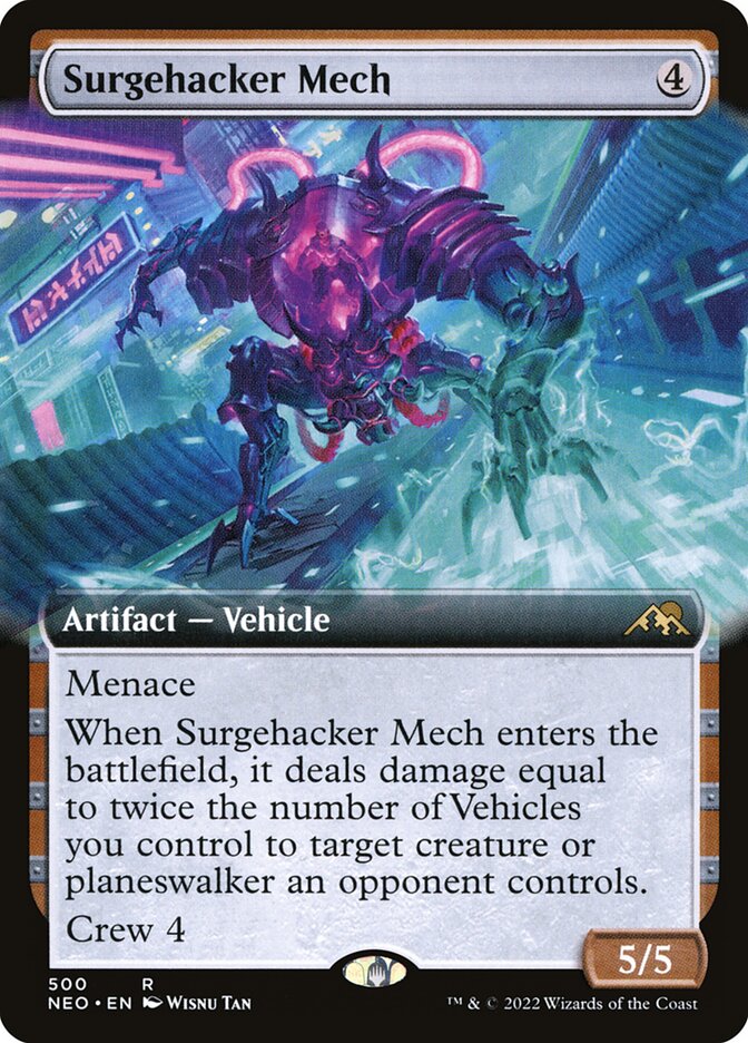 Surgehacker Mech - Extended Art - Foil
