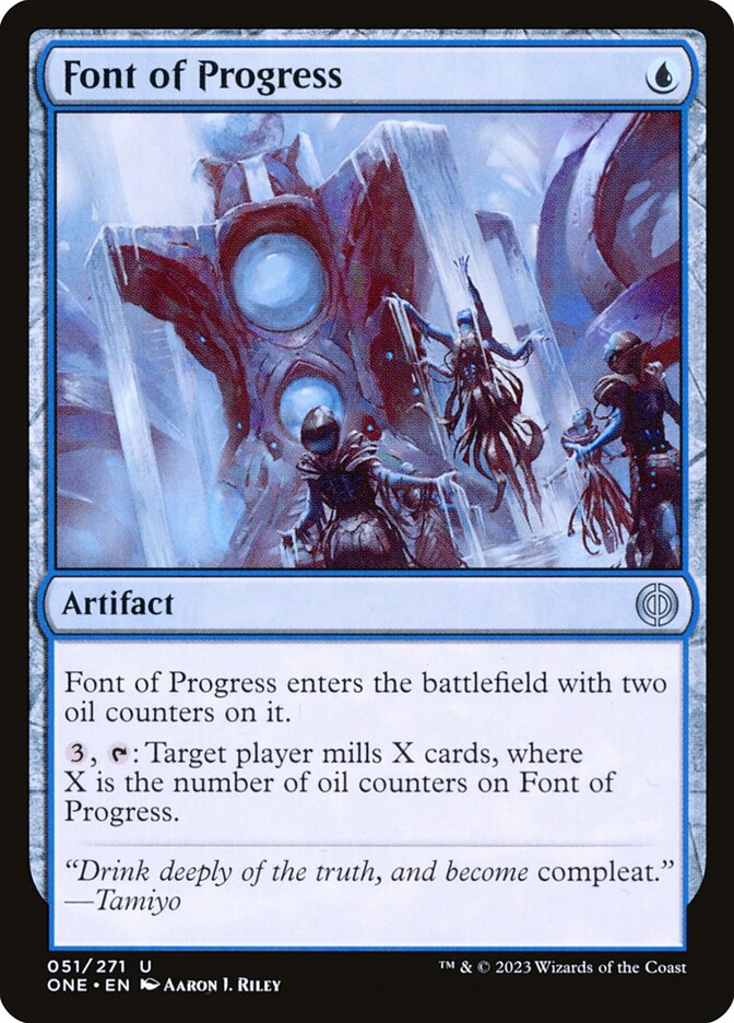 Font of Progress - Foil