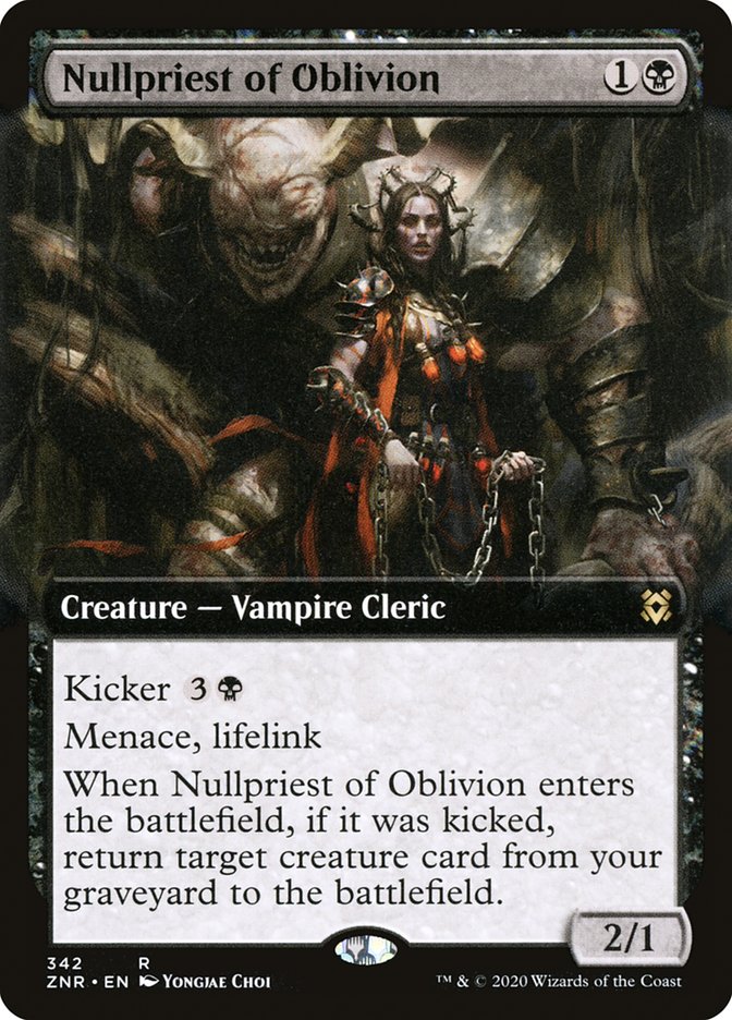 Nullpriest of Oblivion - Extended Art - Foil