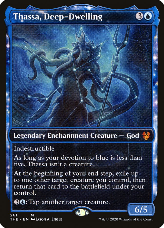 Thassa, Deep-Dwelling - Full Art - Foil