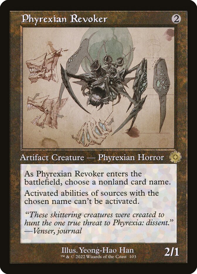 Phyrexian Revoker - Schematic