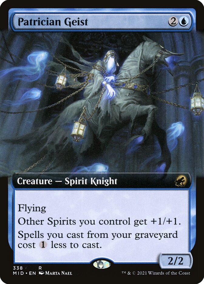 Patrician Geist - Extended Art - Foil