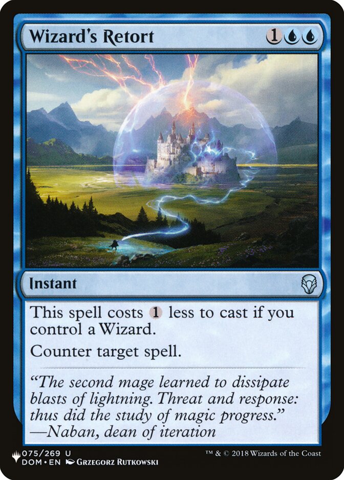 Wizard's Retort - The List