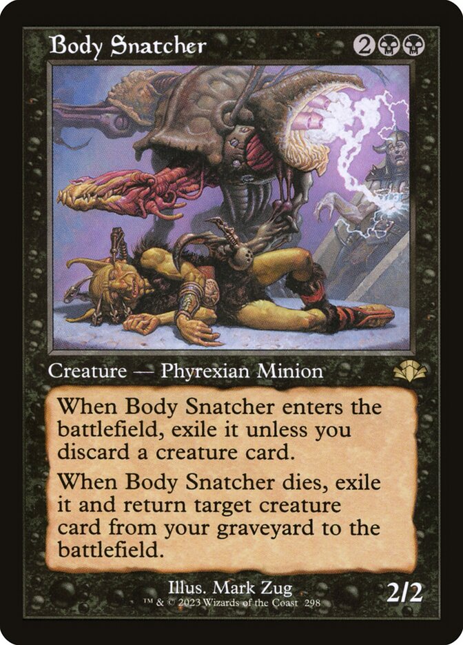 Body Snatcher - Retro Frame - Foil