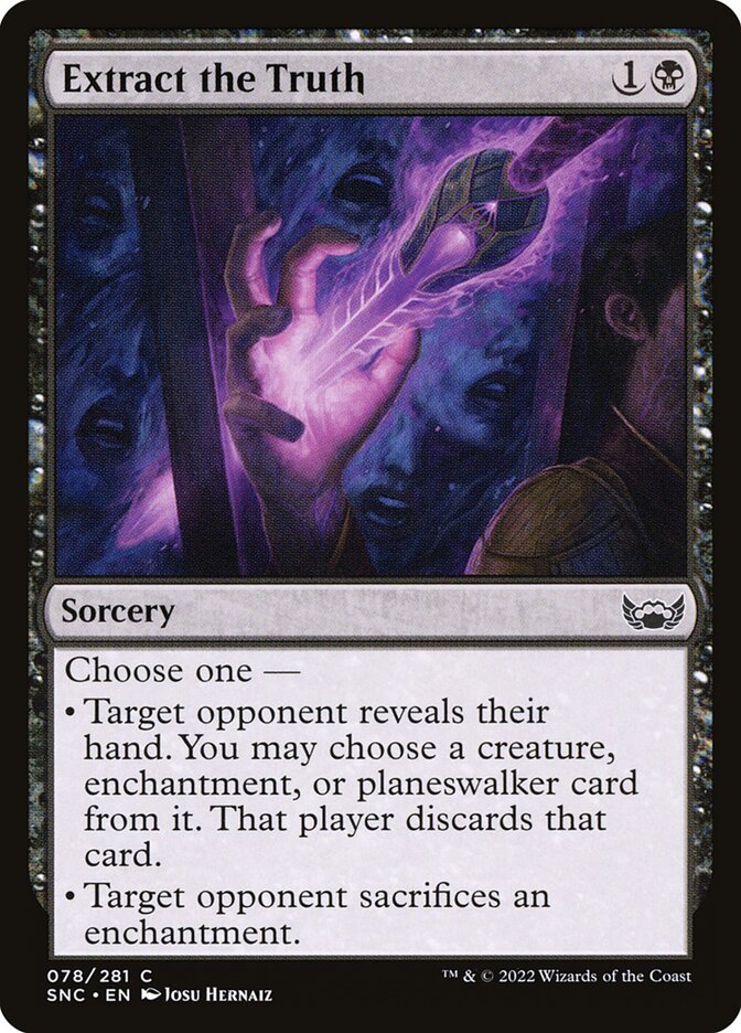 Extract the Truth - Foil