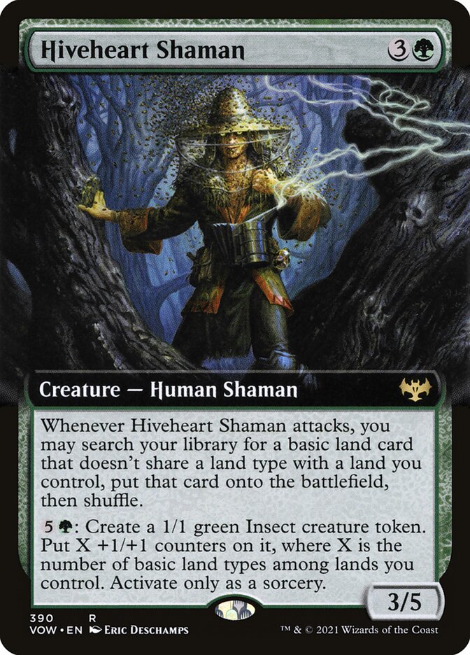 Hiveheart Shaman - Extended Art - Foil