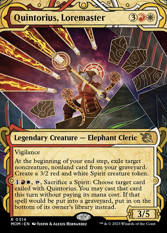 Quintorius, Loremaster - Showcase - Foil