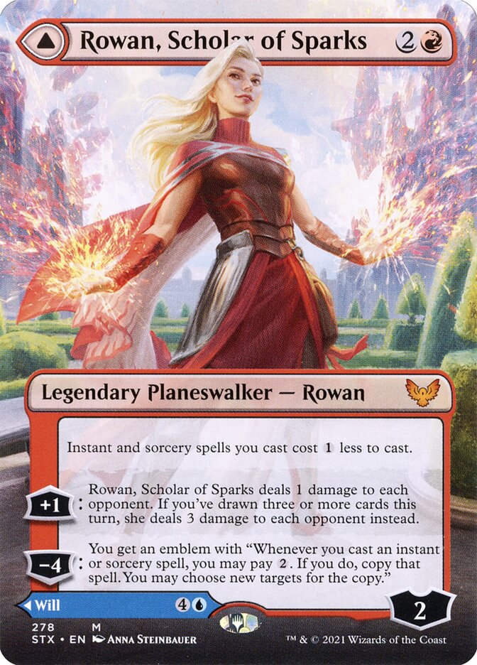 Rowan, Scholar of Sparks // Will, Scholar of Frost - Borderless